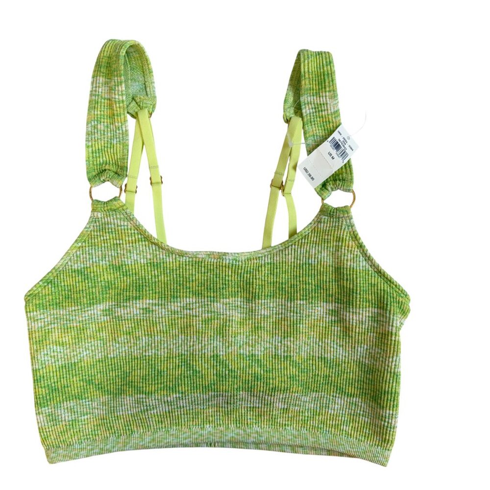 NWT Aerie Seamless Ring Longline Bralette (Aloe/Lime) - Medium